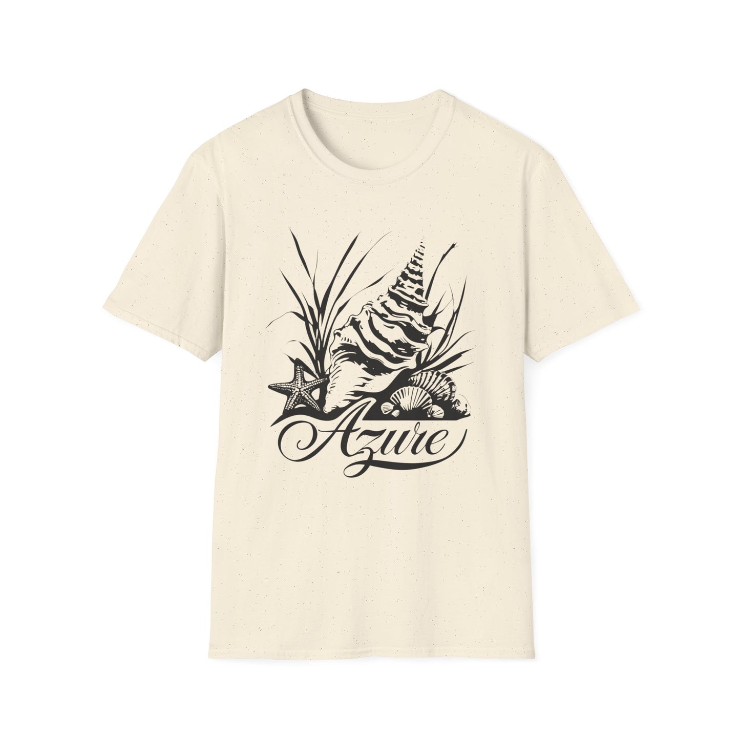 Azure - Minimalistic Sea Elements T-Shirt