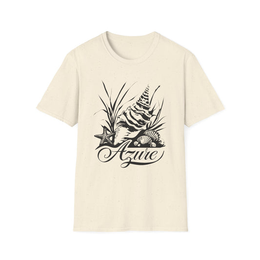 Azure - Minimalistic Sea Elements T-Shirt