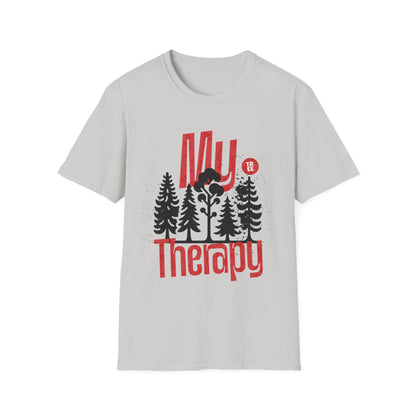 My Therapy - Black Tree Silhouette T-Shirt