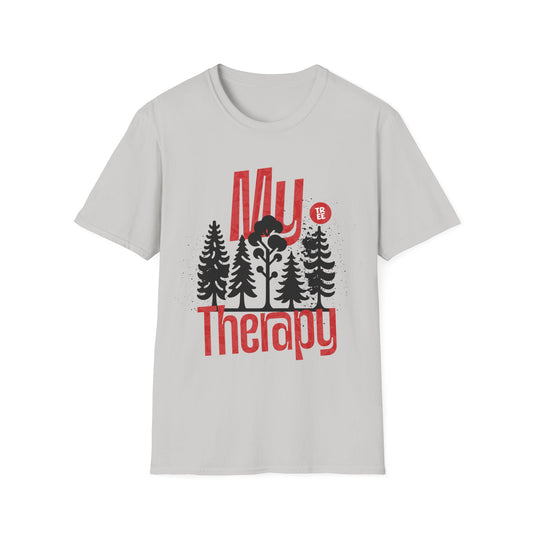 My Therapy - Black Tree Silhouette T-Shirt