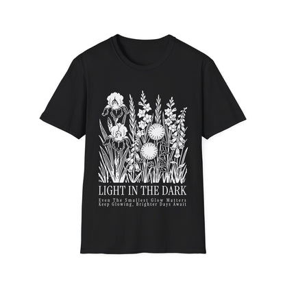 Light In The Dark - Monochrome Floral Group T-shirt