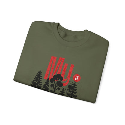 My Therapy - Black Tree Silhouette Sweatshirt