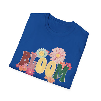 Vintage Bloom T-Shirt - Typography Painting Design