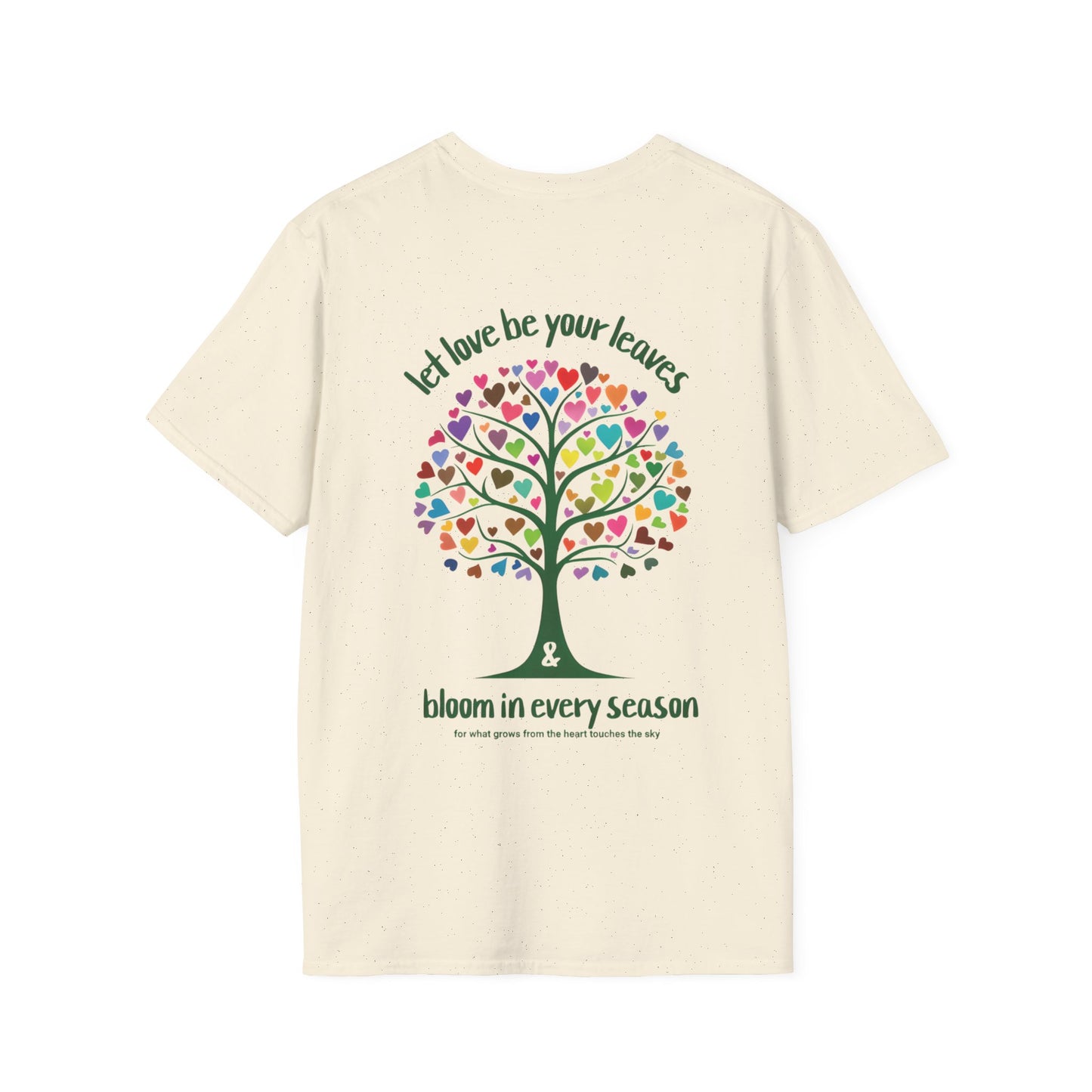 Let Love Be Your Leaves  - Tree with Colorful Heart leaves T-Shirt