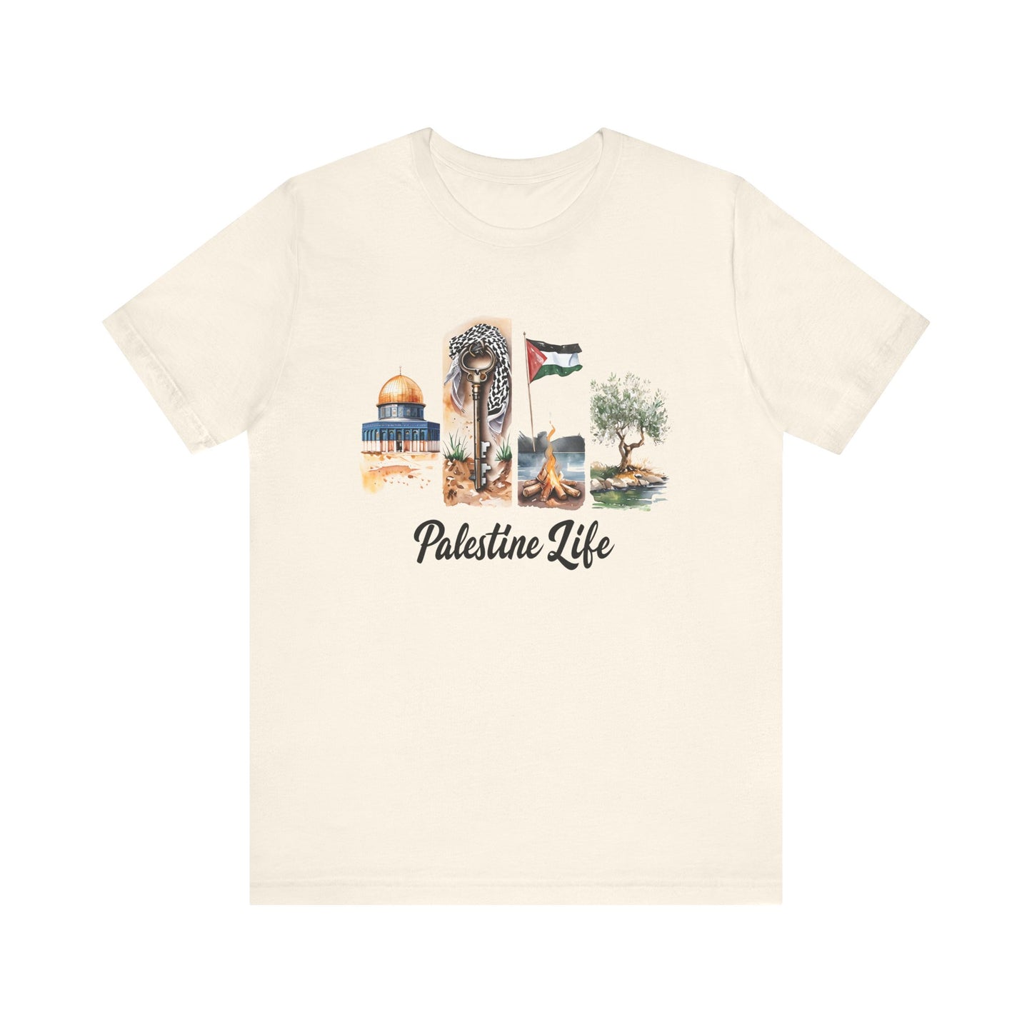 Imad - Palestine Life Graphic T-Shirt — Cultural Landmark Tee