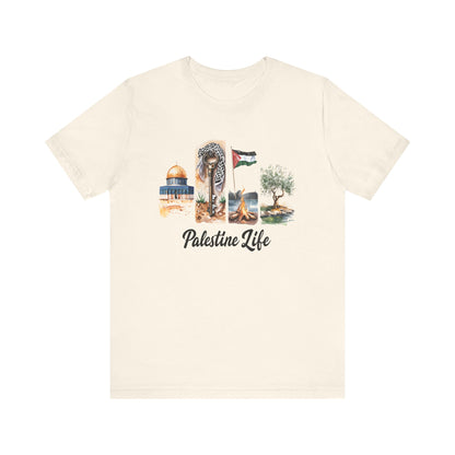 Imad - Palestine Life Graphic T-Shirt — Cultural Landmark Tee