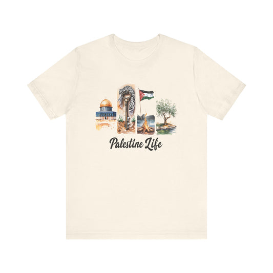 Imad - Palestine Life Graphic T-Shirt — Cultural Landmark Tee