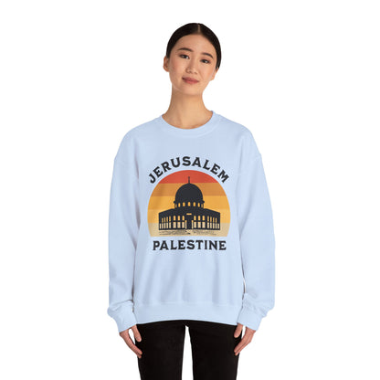 Jerusalem Palestine Dome of The Rock Sunset Sweatshirt