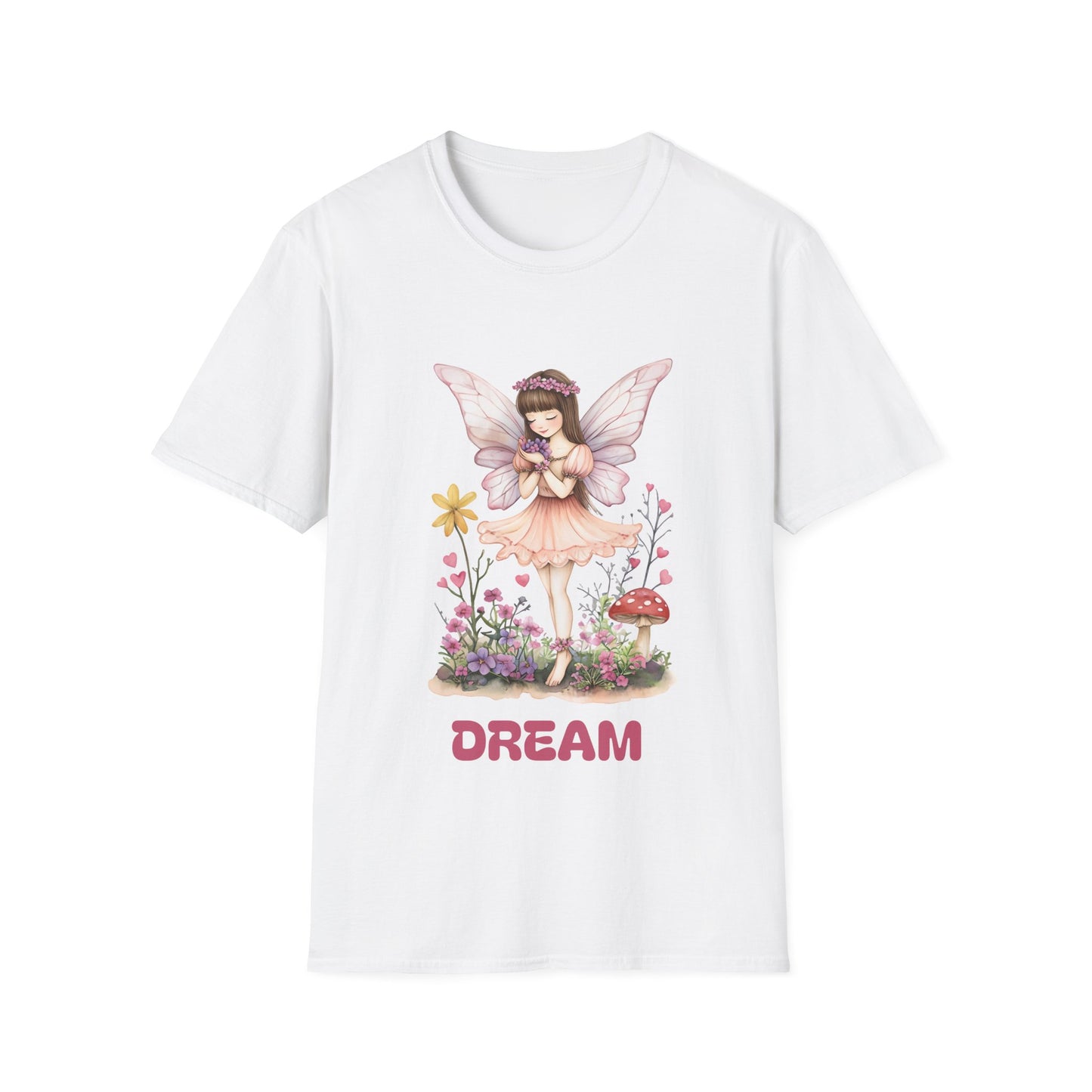 Dream Whimsical T-Shirt -  Fairy and Floral Design