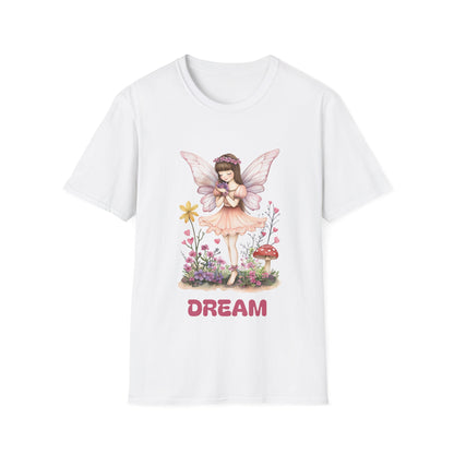 Dream Whimsical T-Shirt -  Fairy and Floral Design