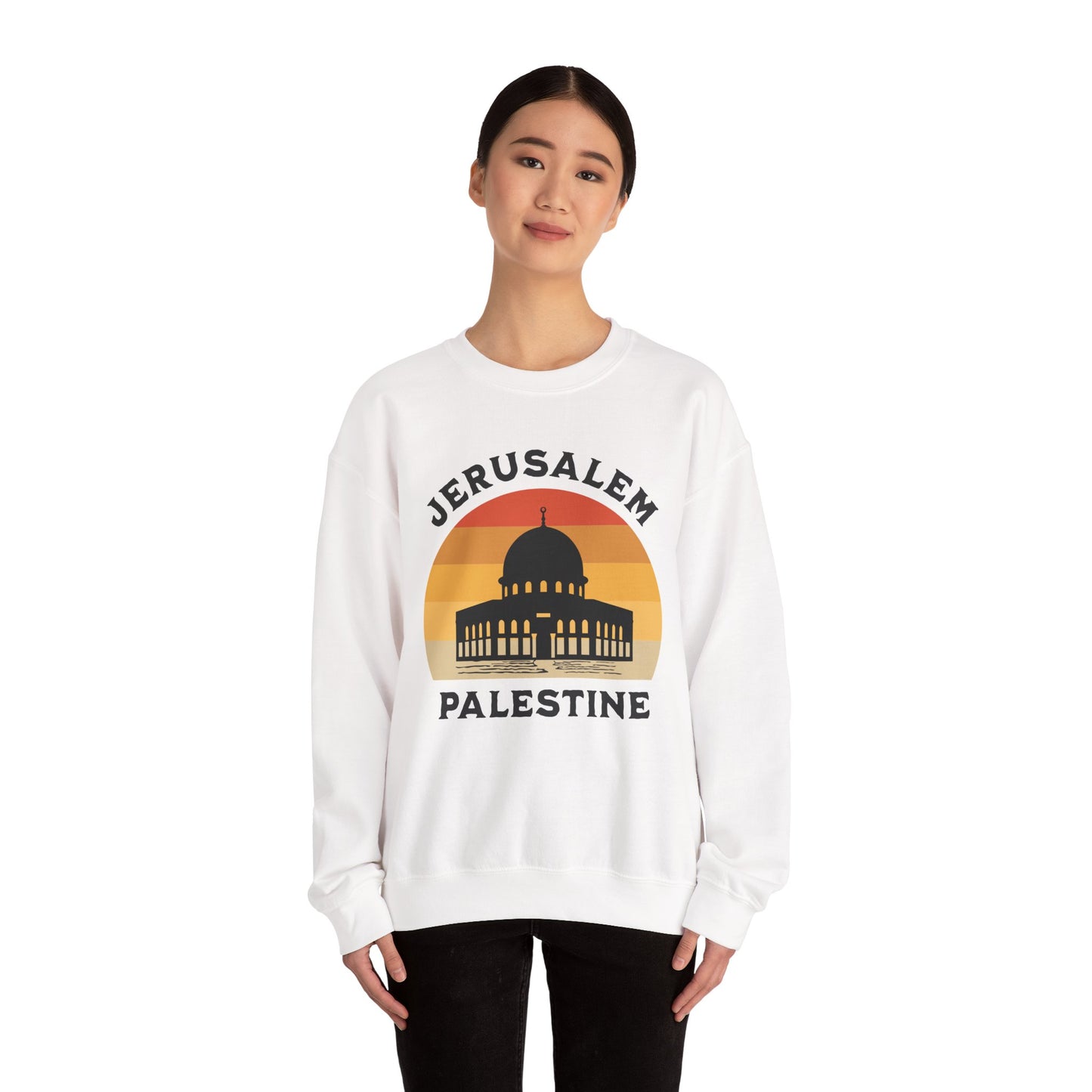 Jerusalem Palestine Dome of The Rock Sunset Sweatshirt