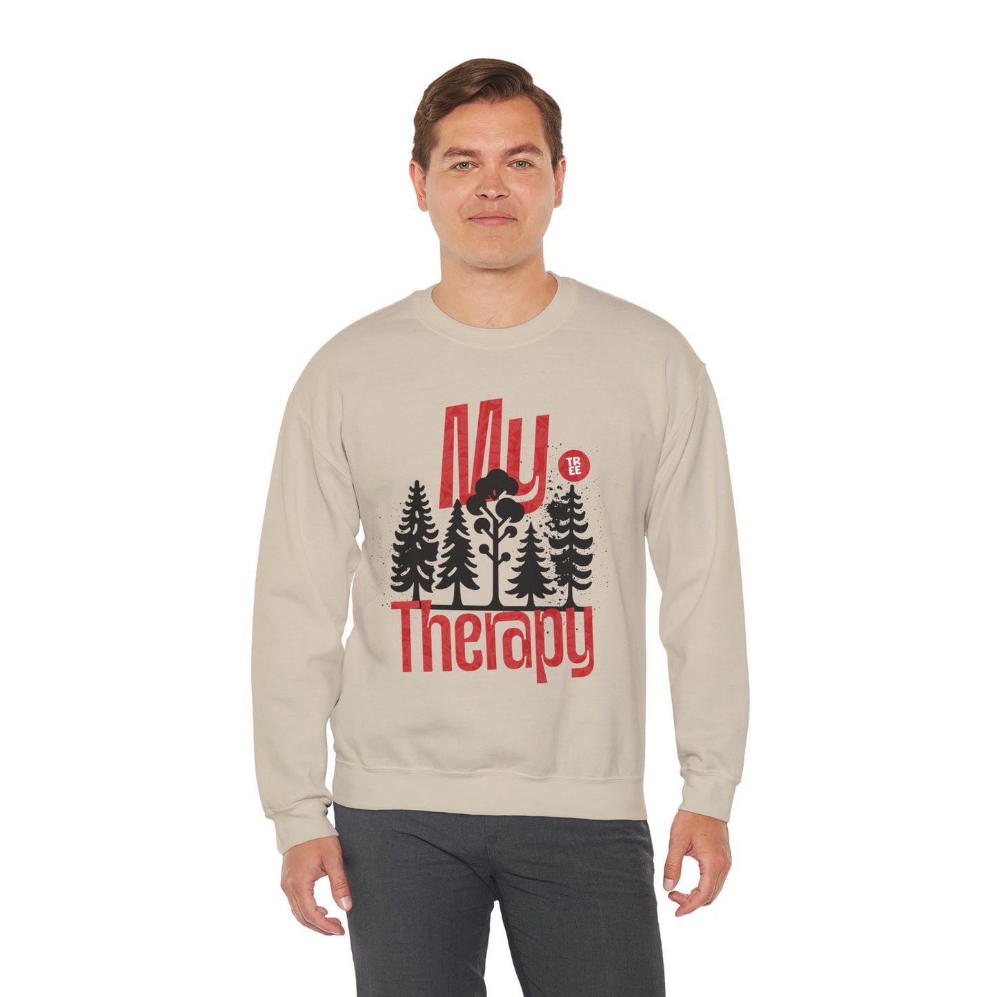 My Therapy - Black Tree Silhouette Sweatshirt