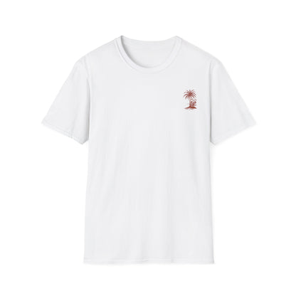 Bloom Even If You Are Alone – Vintage Palm Tree and Sunset T-Shirt