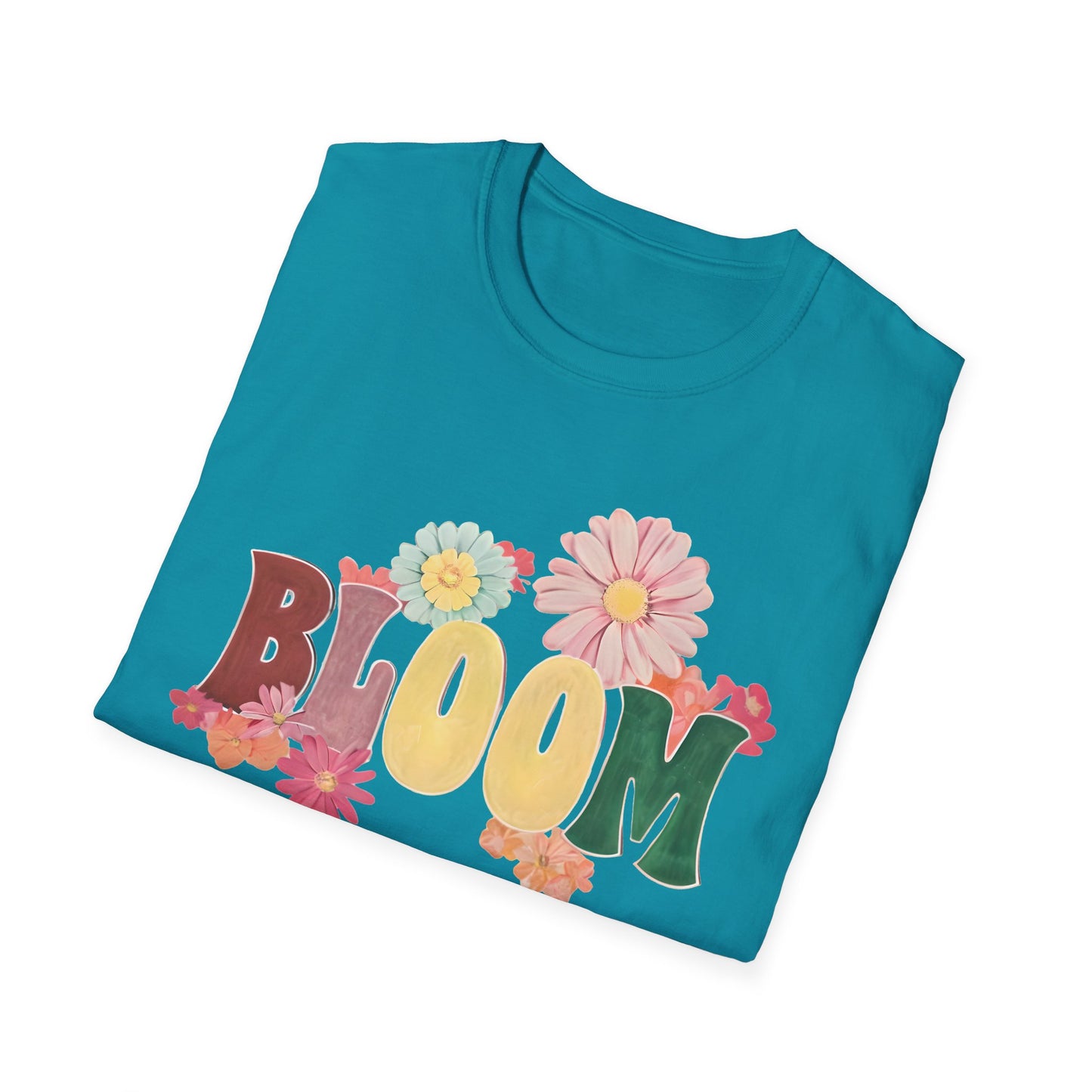 Vintage Bloom T-Shirt - Typography Painting Design