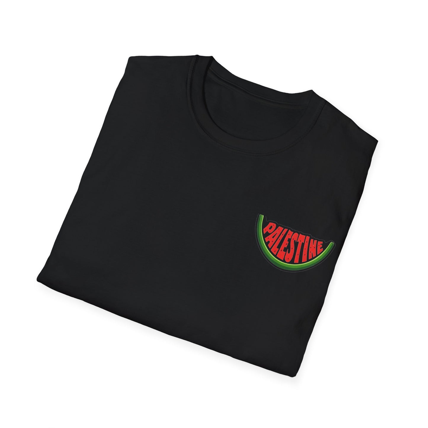 Free Palestine - Typography Front And Back Design T-Shirt