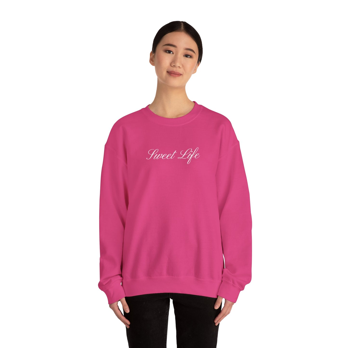 My Recipe of A Sweet Life - Monochrome Cupcake Front and Back Design Sweatshirt