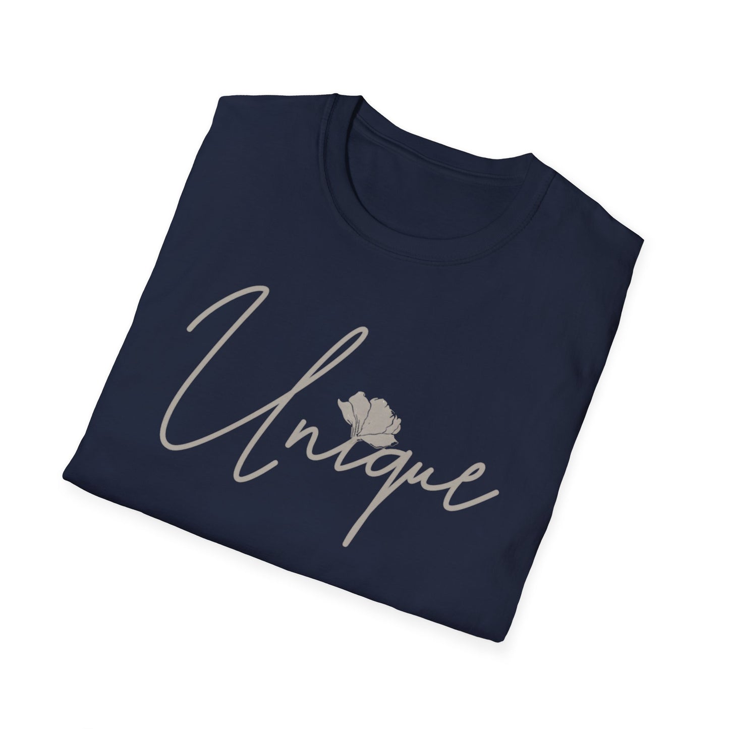 Minimalistic Cursive Unique T-Shirt Design