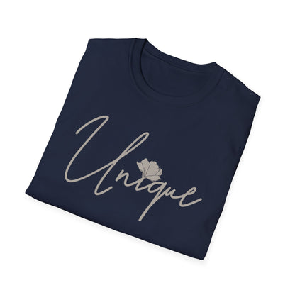 Minimalistic Cursive Unique T-Shirt Design