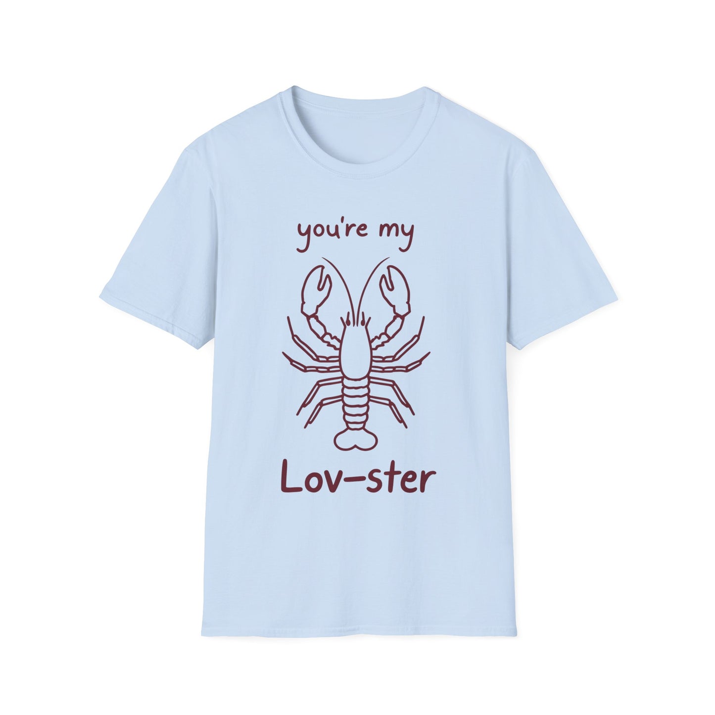 You're My Lov-ster Lobster T-Shirt - Minimalistic Lobster illustration Design