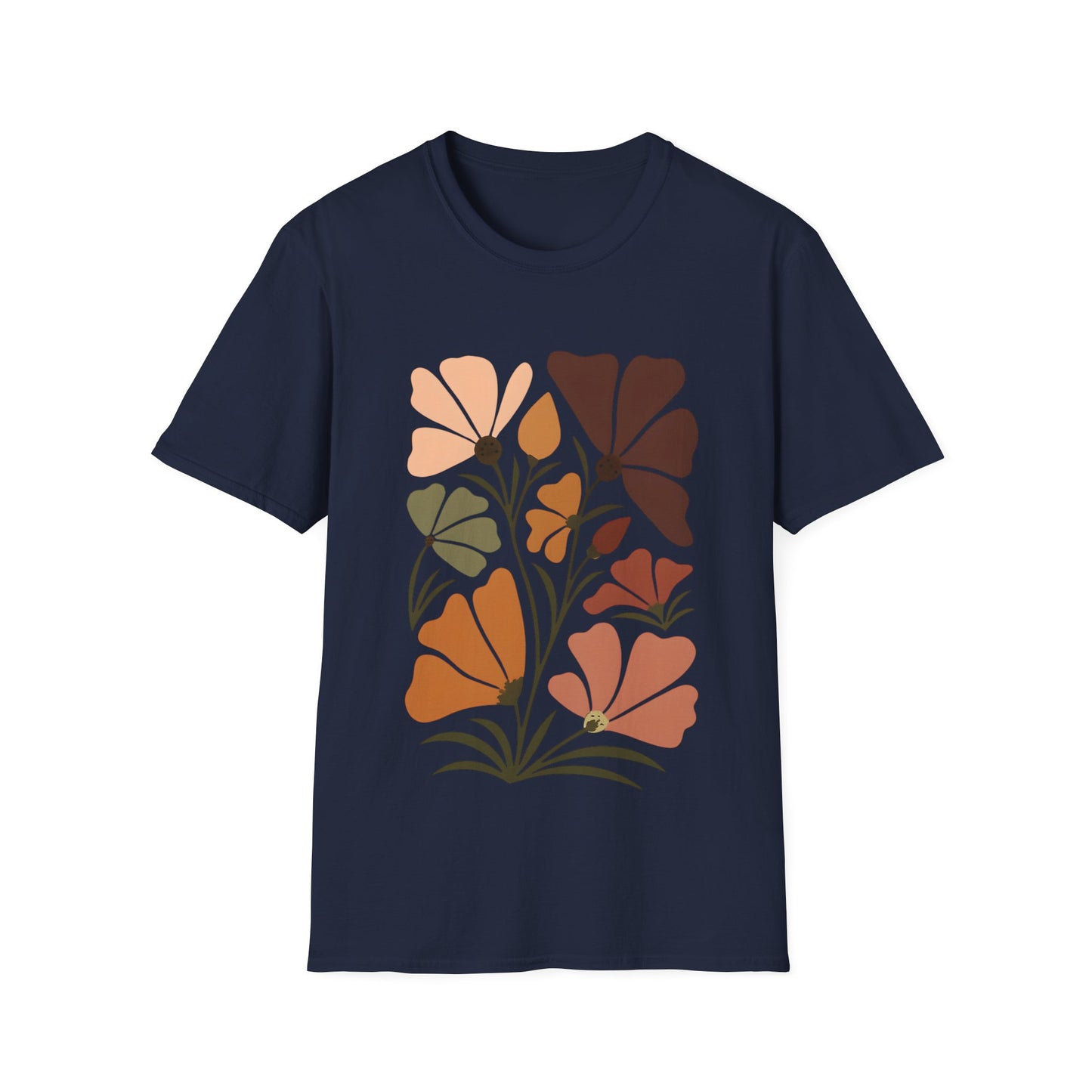 Vintage Boho Flowers T-Shirt