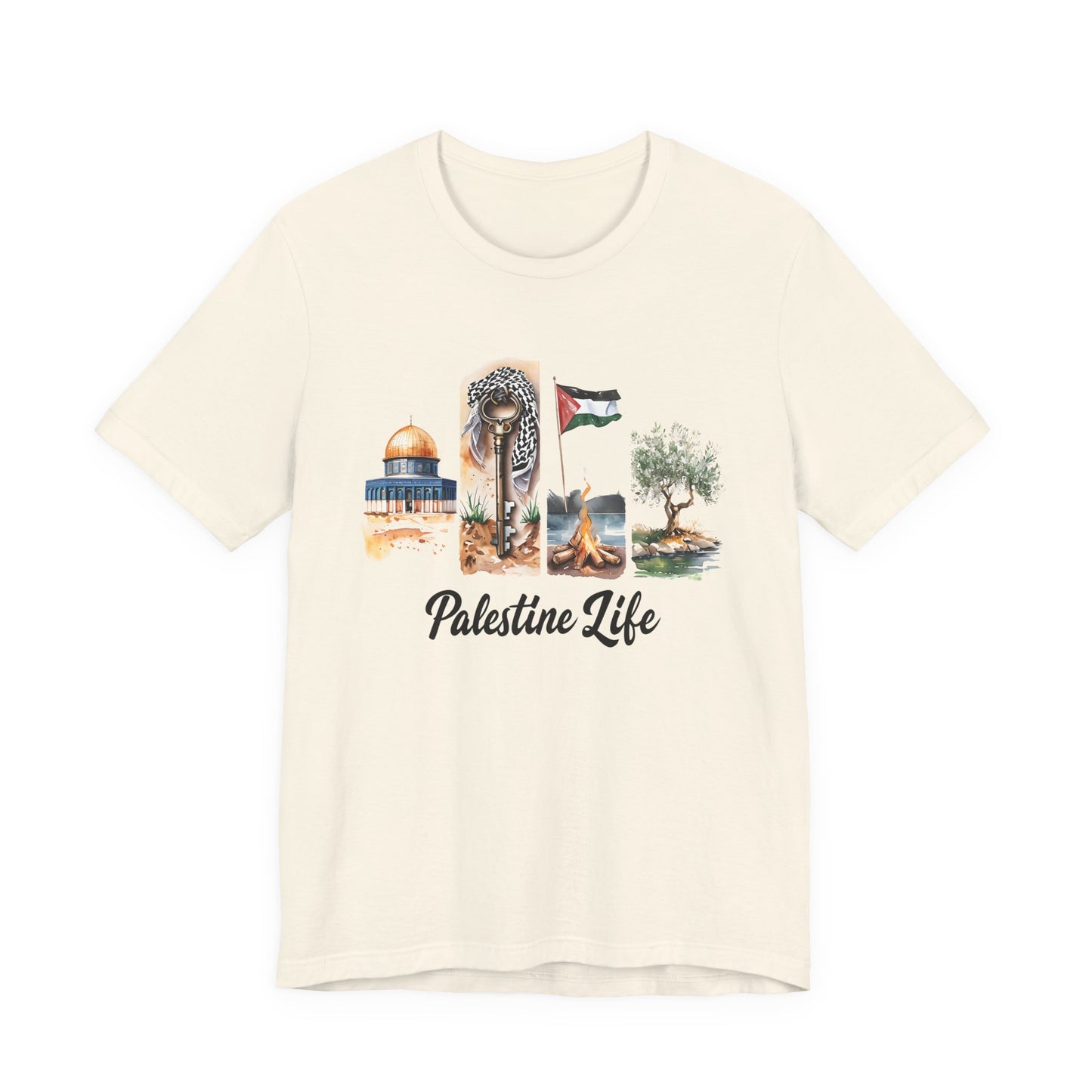 Imad - Palestine Life Graphic T-Shirt — Cultural Landmark Tee