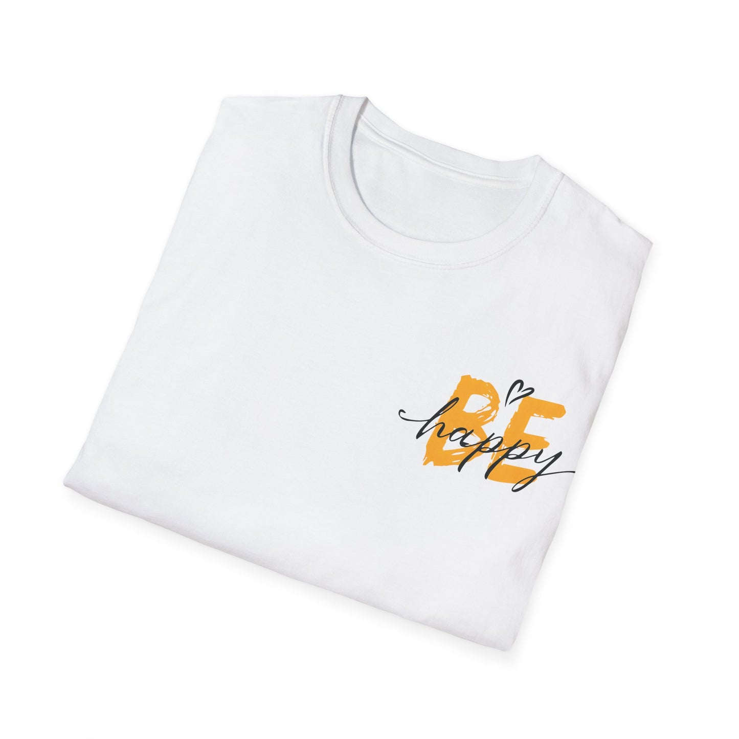 Be Happy T-Shirt – Typography Pocket Design
