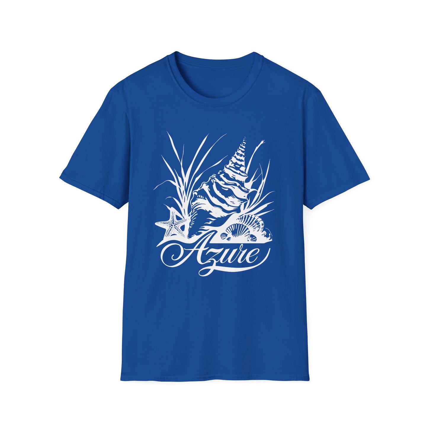 Azure - Minimalistic Sea Elements T-Shirt
