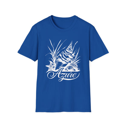 Azure - Minimalistic Sea Elements T-Shirt