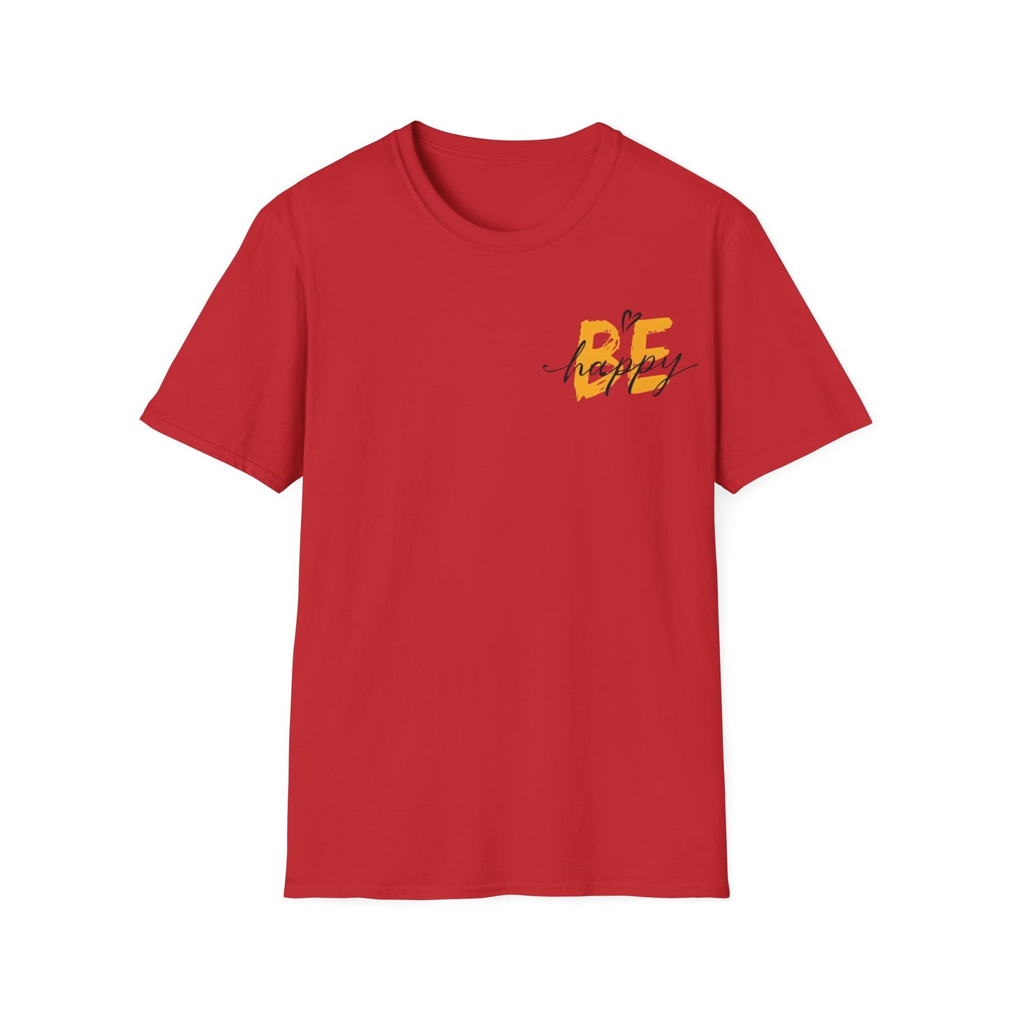 Be Happy T-Shirt – Typography Pocket Design