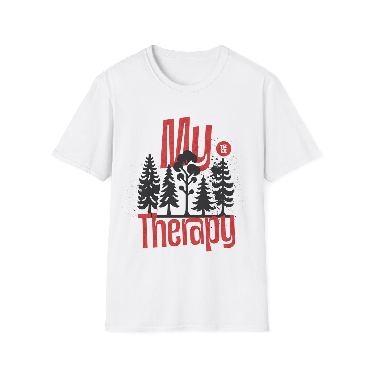 My Therapy - Black Tree Silhouette T-Shirt