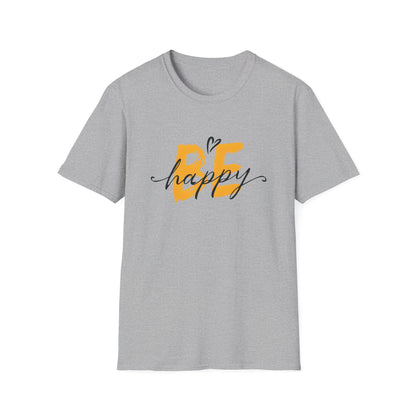Be Happy T-Shirt – Typography Design