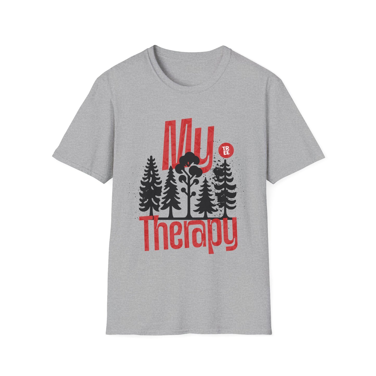 My Therapy - Black Tree Silhouette T-Shirt
