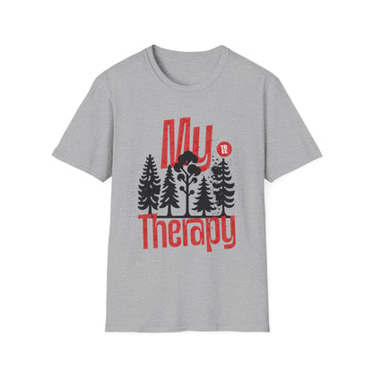 My Therapy - Black Tree Silhouette T-Shirt