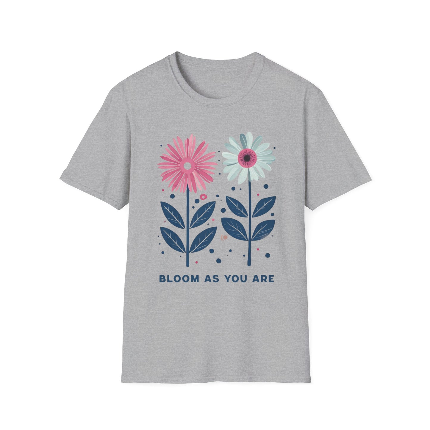 Bloom As You Go T-Shirt -  Boho Floral Design