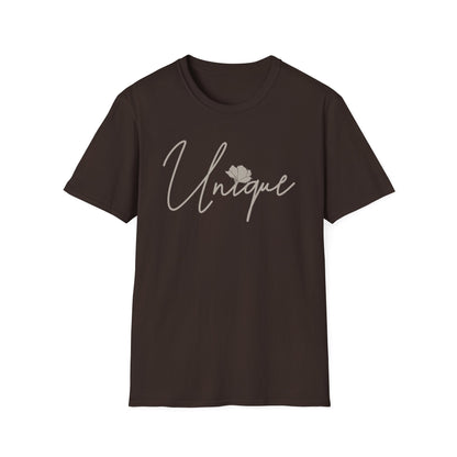Minimalistic Cursive Unique T-Shirt Design