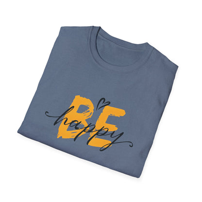 Be Happy T-Shirt – Typography Design