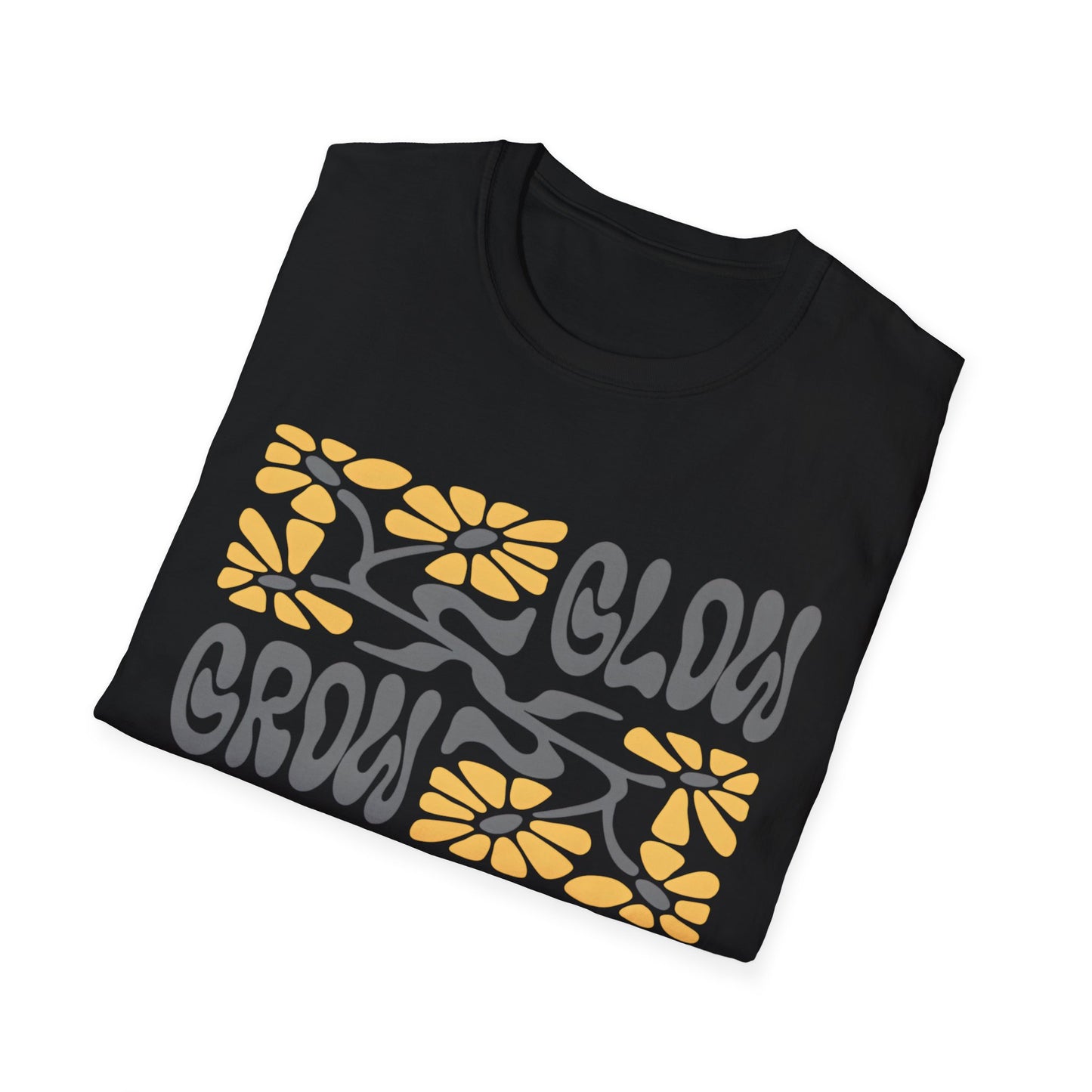 Glow Grow Boho Rectangle Floral T-Shirt
