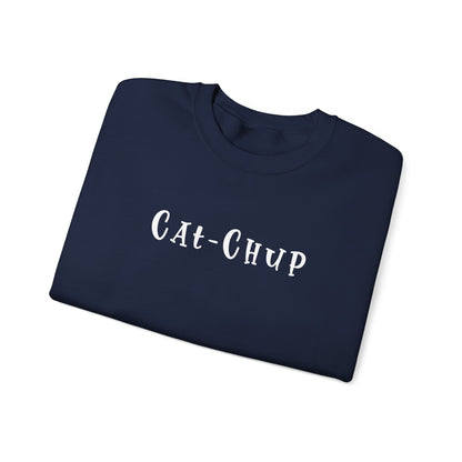 Cat-Chup - Playful Cat-Shaped Catchup bottle Advertisement Sweatshirt