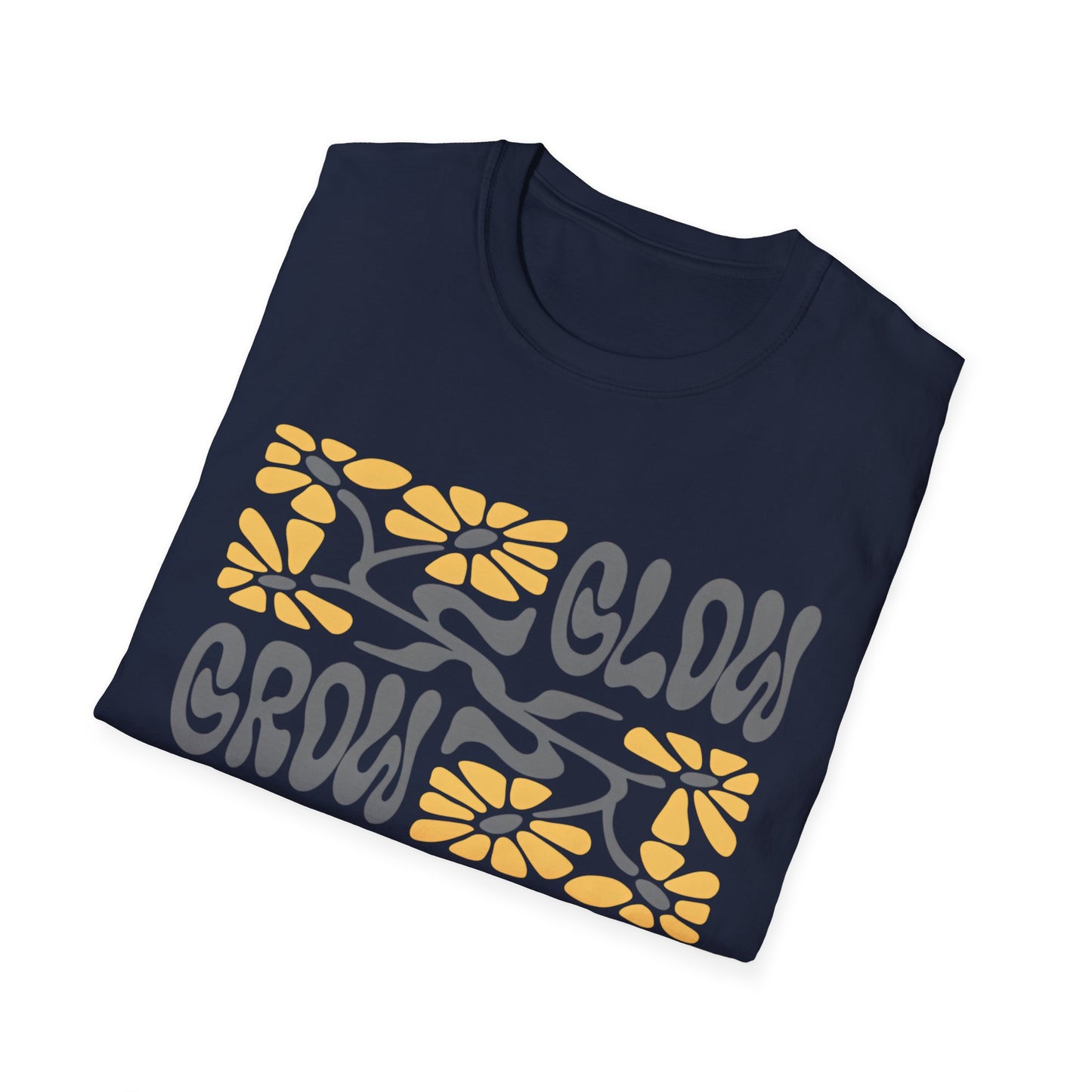 Glow Grow Boho Rectangle Floral T-Shirt
