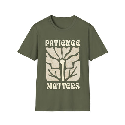 Patience Matters T-Shirt - Boho Style Design