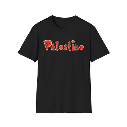 Palestine - Watermelon Pattern Typography T-Shirt