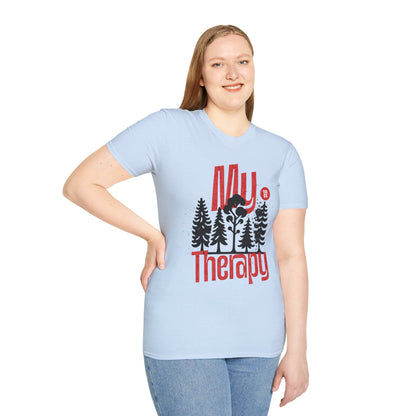 My Therapy - Black Tree Silhouette T-Shirt