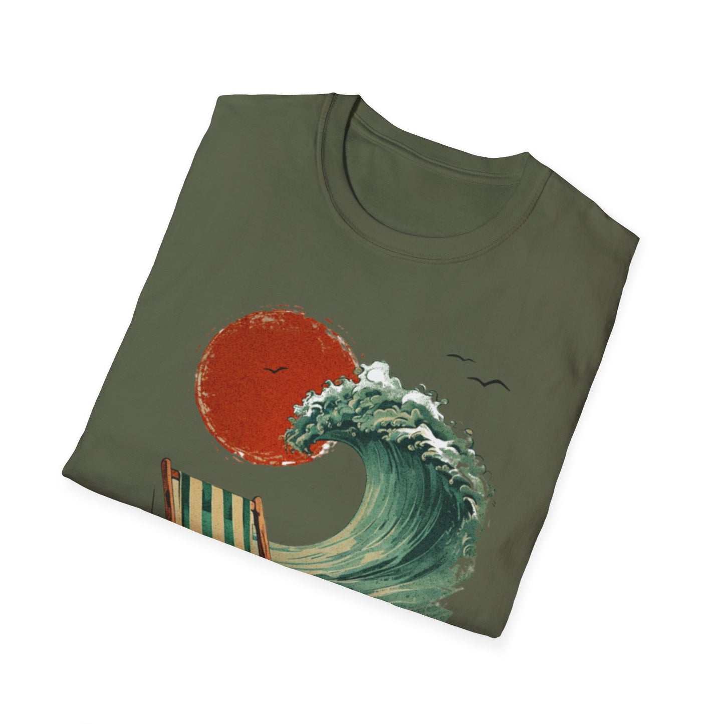 Beach Vibes - Vintage Beach Landscape T-Shirt
