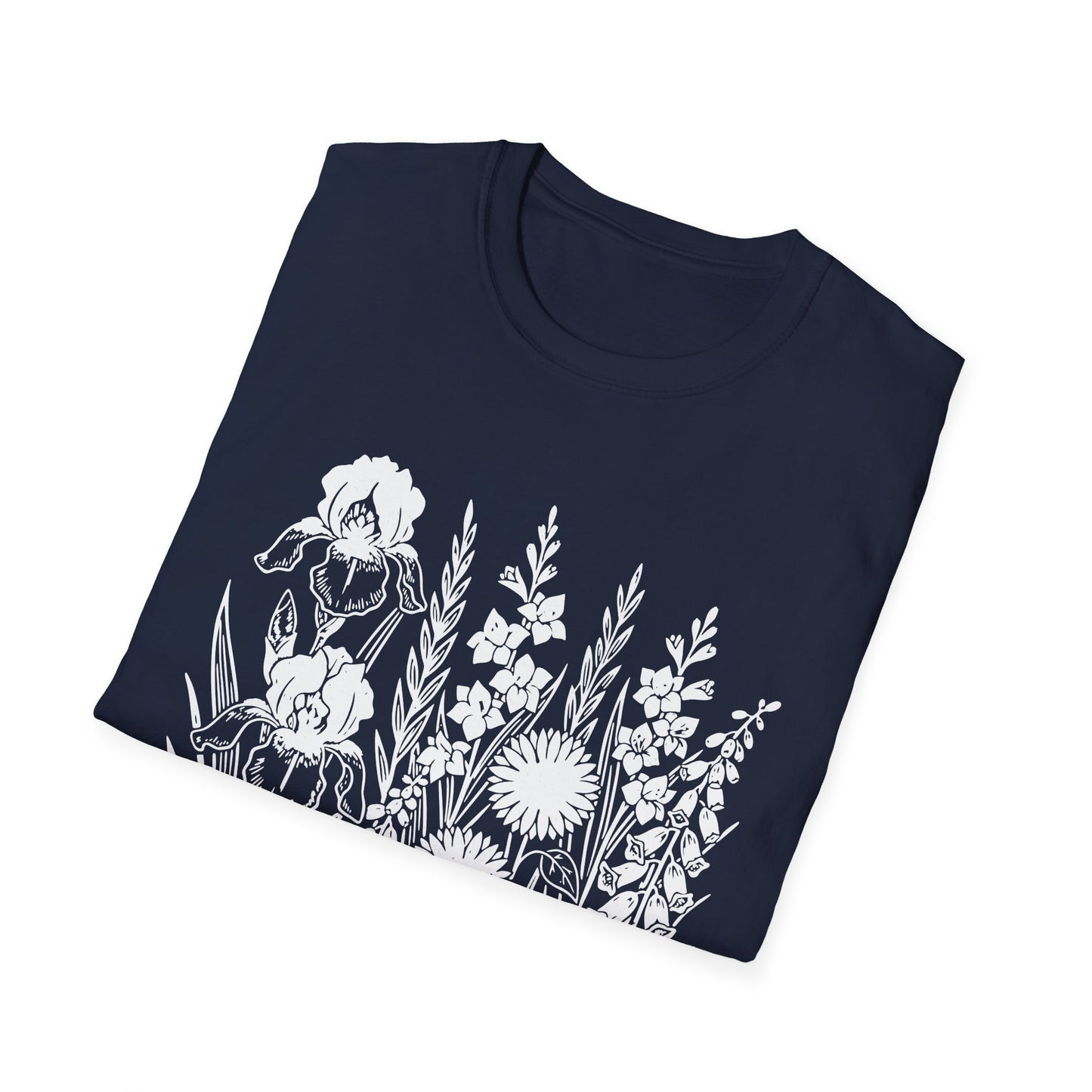 Light In The Dark - Monochrome Floral Group T-shirt