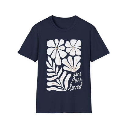 You Are Loved - Minimalistic Boho Flower T-Shirt