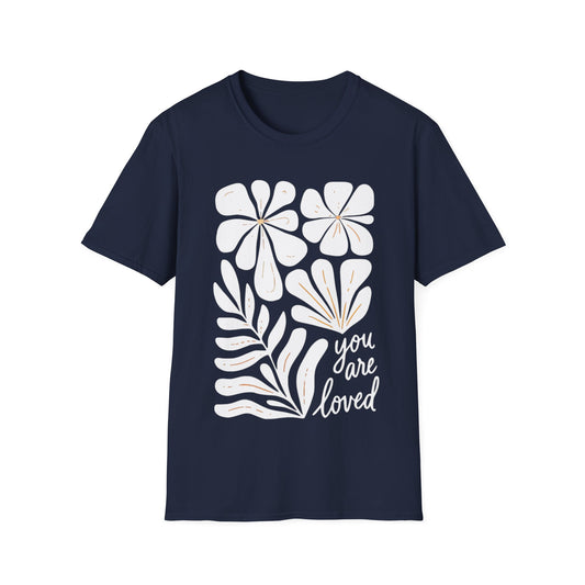 You Are Loved - Minimalistic Boho Flower T-Shirt