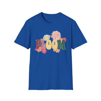 Vintage Bloom T-Shirt - Typography Painting Design