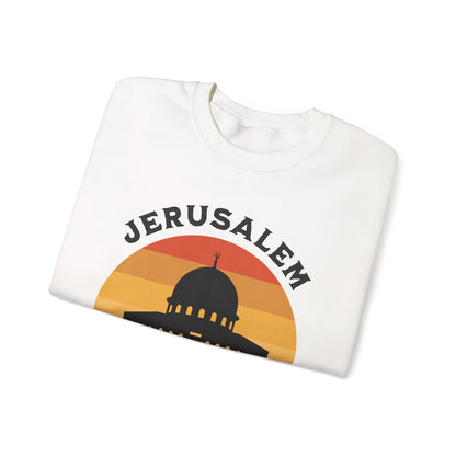 Jerusalem Palestine Dome of The Rock Sunset Sweatshirt