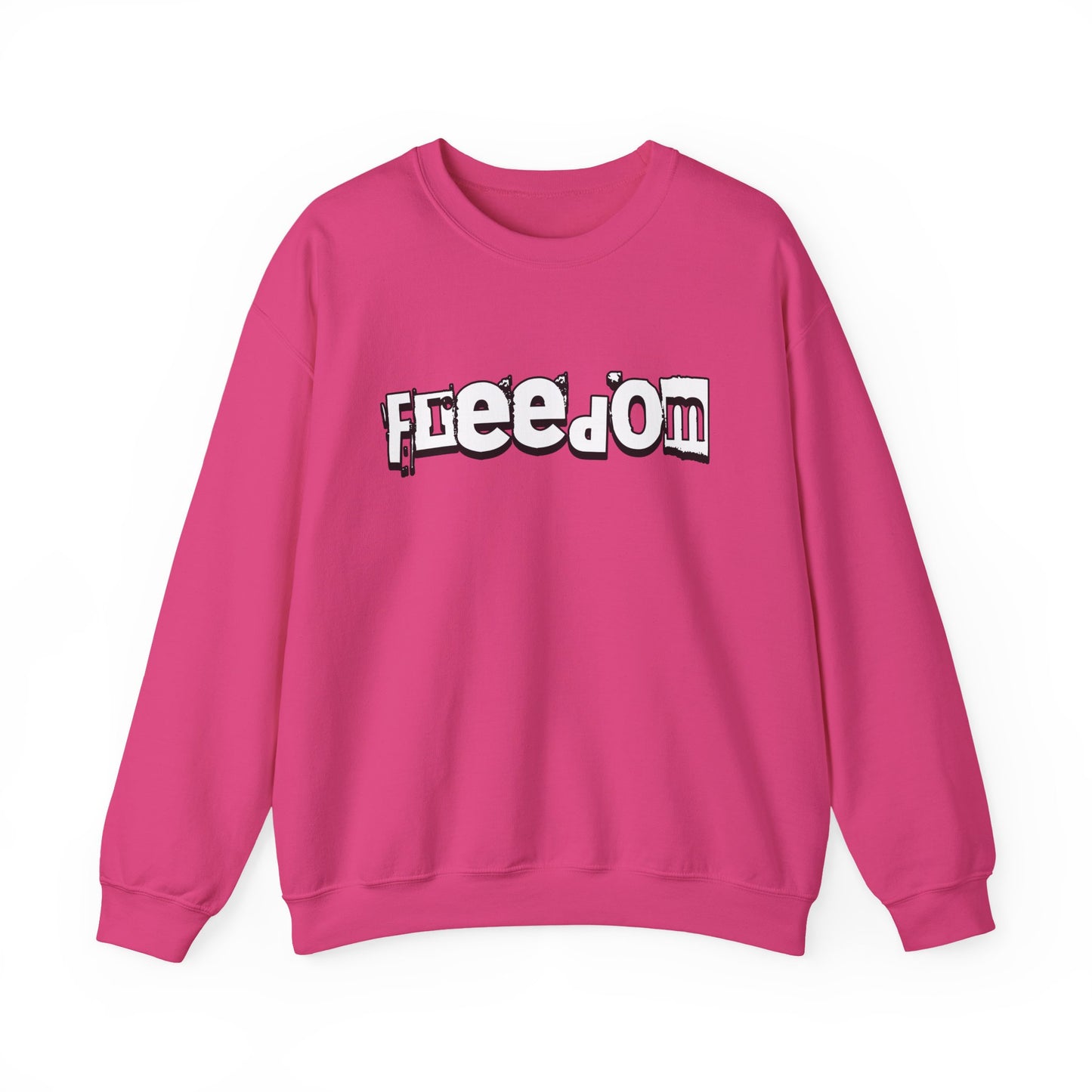 Free Palestine Free The World - Monochrome Graffiti Sweatshirt