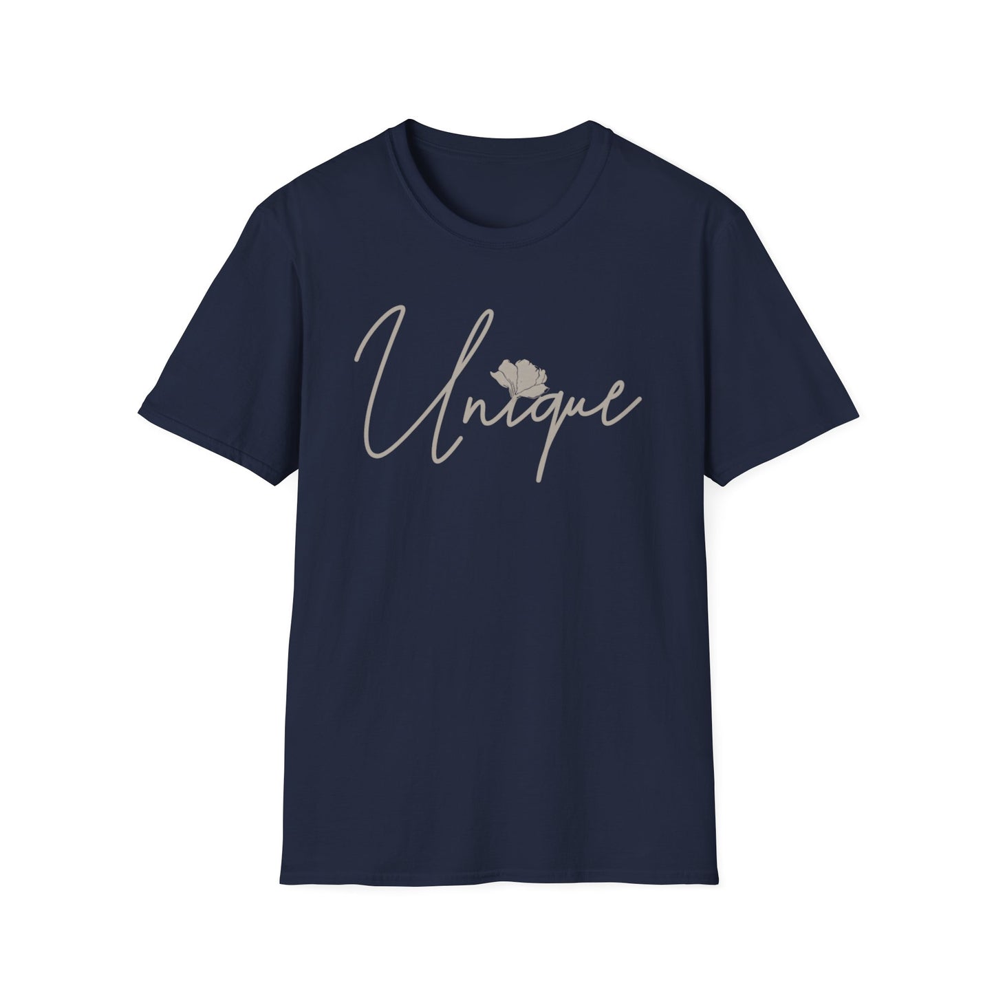 Minimalistic Cursive Unique T-Shirt Design